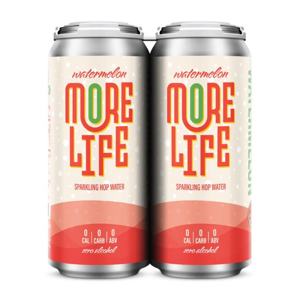 More Life Watermelon Sparkling Hop Water 4PK